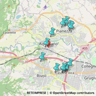 Mappa Via Cesare Battisti, 10091 Alpignano TO, Italia (2.08583)