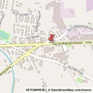 Mappa Via Cà Mignola Nuova, 590, 45021 Badia Polesine, Rovigo (Veneto)