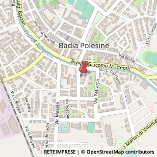 Mappa Via XX Settembre, 61, 45021 Badia Polesine, Rovigo (Veneto)
