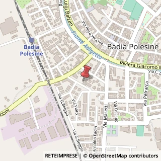 Mappa Via Cirillo Maliani, 109, 45021 Badia Polesine, Rovigo (Veneto)