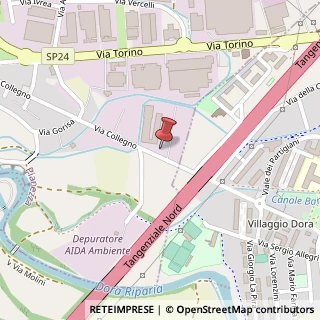 Mappa Via Collegno, 45/Bis, 10044 Pianezza, Torino (Piemonte)