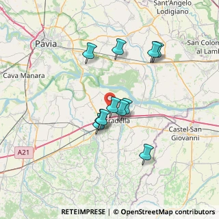 Mappa Via Primo Levi, 27049 Stradella PV, Italia (5.85273)