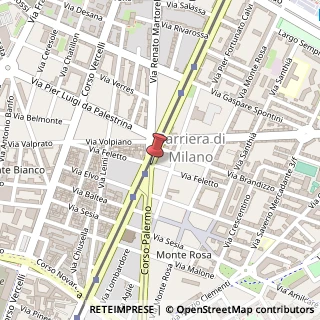 Mappa Via Feletto,  35, 10154 Torino, Torino (Piemonte)