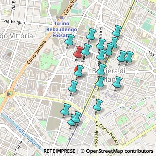 Mappa Via Feletto, 10155 Torino TO, Italia (0.4635)