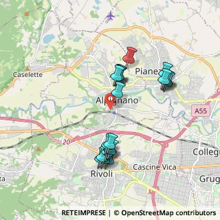 Mappa Via Guglielmo Marconi, 10091 Alpignano TO, Italia (1.796)