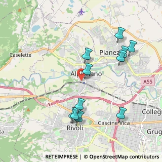 Mappa Via Guglielmo Marconi, 10091 Alpignano TO, Italia (2.10818)