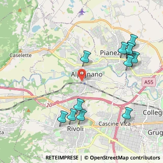 Mappa Via Guglielmo Marconi, 10091 Alpignano TO, Italia (2.4225)