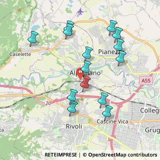 Mappa Via Guglielmo Marconi, 10091 Alpignano TO, Italia (2.00071)