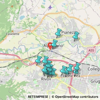 Mappa Via Guglielmo Marconi, 10091 Alpignano TO, Italia (2.13118)