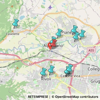 Mappa Via Guglielmo Marconi, 10091 Alpignano TO, Italia (2.10583)
