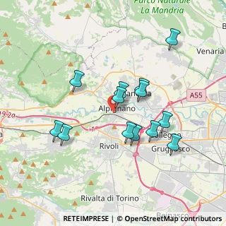 Mappa Via Guglielmo Marconi, 10091 Alpignano TO, Italia (3.34692)