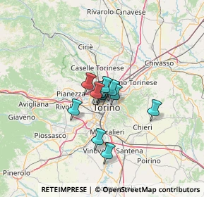 Mappa Corso Svizzera, 10100 Torino TO, Italia (7.63091)