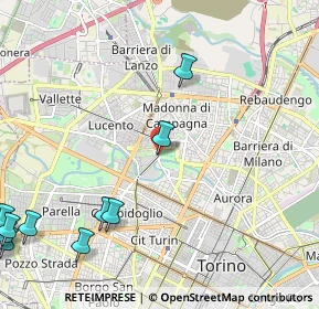 Mappa Corso Svizzera, 10100 Torino TO, Italia (3.34909)