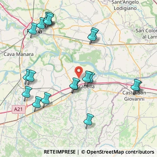 Mappa Via Martiri delle Foibe Angolo strada per San Cipriano po, 27049 Stradella PV, Italia (10.1235)