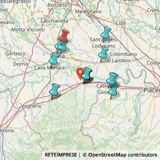 Mappa Via Martiri delle Foibe Angolo strada per San Cipriano po, 27049 Stradella PV, Italia (11.39)