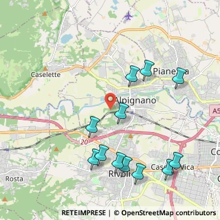 Mappa Strada Giaro, 10091 Alpignano TO, Italia (2.315)