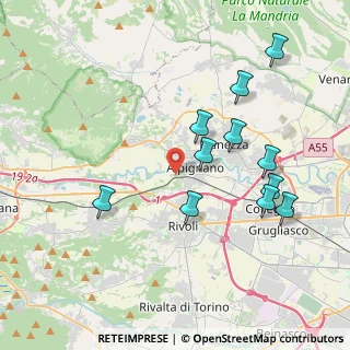 Mappa Strada Giaro, 10091 Alpignano TO, Italia (4.02273)