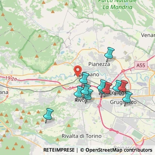 Mappa Strada Giaro, 10091 Alpignano TO, Italia (3.80833)