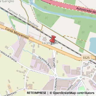 Mappa Strada Statale del Moncenisio, 12, 10057 Avigliana, Torino (Piemonte)