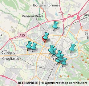 Mappa Via Borgaro, 10151 Torino TO, Italia (3.335)