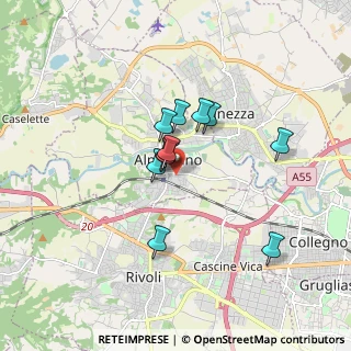 Mappa Via V. Bellini, 10091 Alpignano TO, Italia (1.25364)