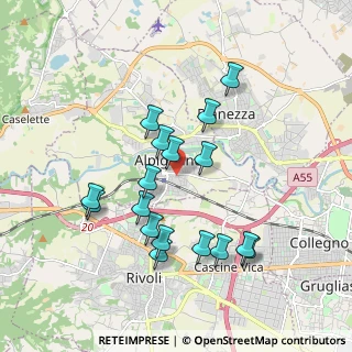 Mappa Via V. Bellini, 10091 Alpignano TO, Italia (1.77176)