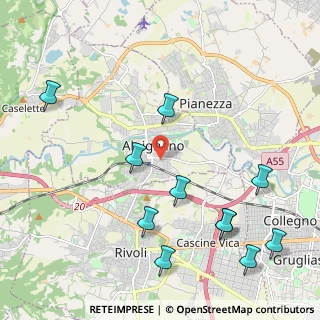 Mappa Via V. Bellini, 10091 Alpignano TO, Italia (2.54636)