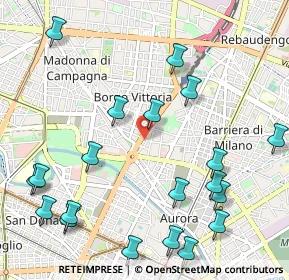 Mappa C.so Venezia, 10100 Torino TO, Italia (1.331)