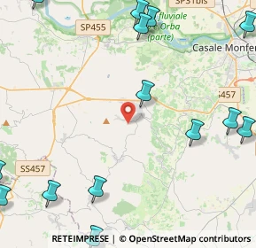 Mappa Cascina Sortina, 15030 Treville AL, Italia (7.06941)
