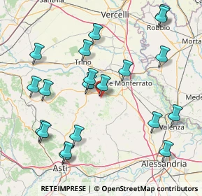 Mappa Cascina Sortina, 15030 Treville AL, Italia (18.4305)