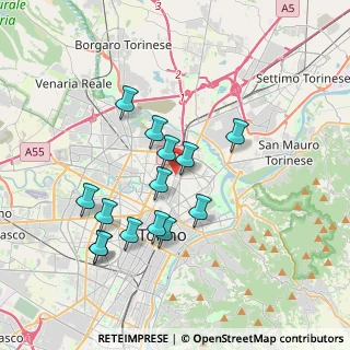 Mappa Via Pier Luigi da Palestrina, 10155 Torino TO, Italia (3.38714)