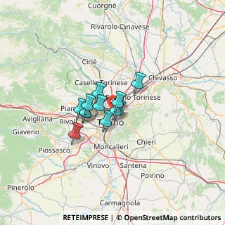 Mappa Via Pier Luigi da Palestrina, 10155 Torino TO, Italia (7.355)