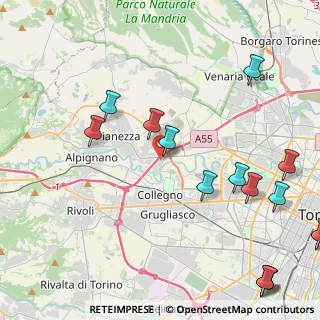 Mappa Via della croce, 10098 Torino TO, Italia (5.916)