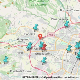 Mappa Via della croce, 10098 Torino TO, Italia (6.334)