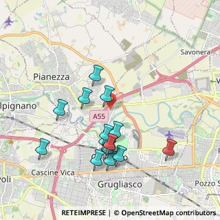 Mappa Via della croce, 10098 Torino TO, Italia (1.87867)