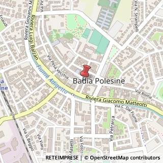 Mappa Via Danieli, 45021 Badia Polesine, Rovigo (Veneto)