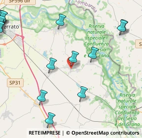 Mappa 15040 Ticineto AL, Italia (6.943)