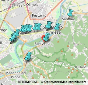 Mappa Via Torino, 10099 San Mauro Torinese TO, Italia (1.813)