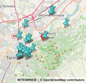 Mappa Via Torino, 10099 San Mauro Torinese TO, Italia (4.216)