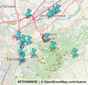 Mappa Via Torino, 10099 San Mauro Torinese TO, Italia (4.252)