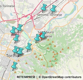 Mappa Via Torino, 10099 San Mauro Torinese TO, Italia (4.5925)