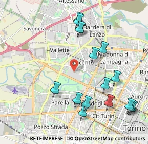 Mappa Via Carlo Pittara, 10151 Torino TO, Italia (2.30875)