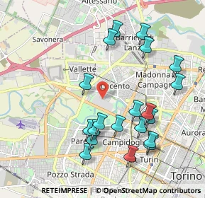 Mappa Via Carlo Pittara, 10151 Torino TO, Italia (2.0825)