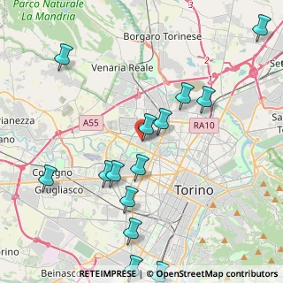 Mappa Via Carlo Pittara, 10151 Torino TO, Italia (5.25933)