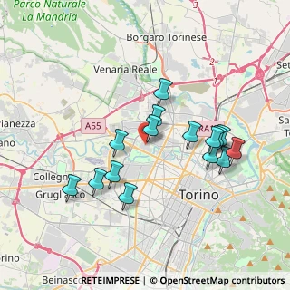 Mappa Via Carlo Pittara, 10151 Torino TO, Italia (3.446)