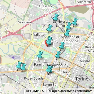 Mappa Via Carlo Pittara, 10151 Torino TO, Italia (1.93143)