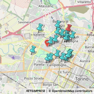 Mappa Via Carlo Pittara, 10151 Torino TO, Italia (1.6625)