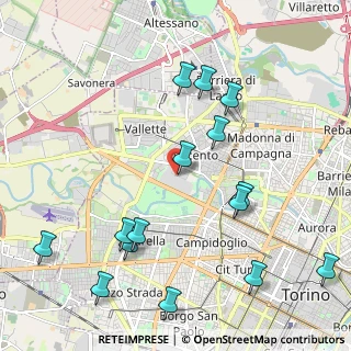 Mappa Via Carlo Pittara, 10151 Torino TO, Italia (2.458)