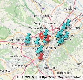 Mappa Via Carlo Pittara, 10151 Torino TO, Italia (5.73389)