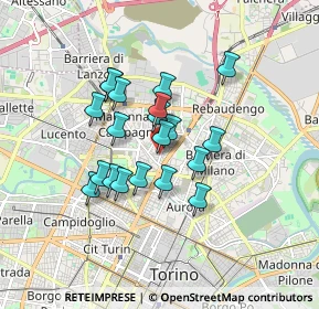 Mappa Via Giovanni Michele Boccardo, 10147 Torino TO, Italia (1.3315)